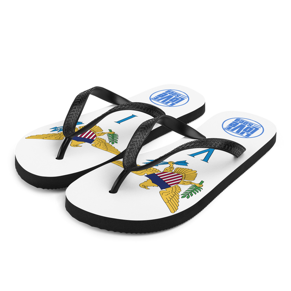 Island Virgin Island Flip Flops - Live Love Soca Clothing & Accessories