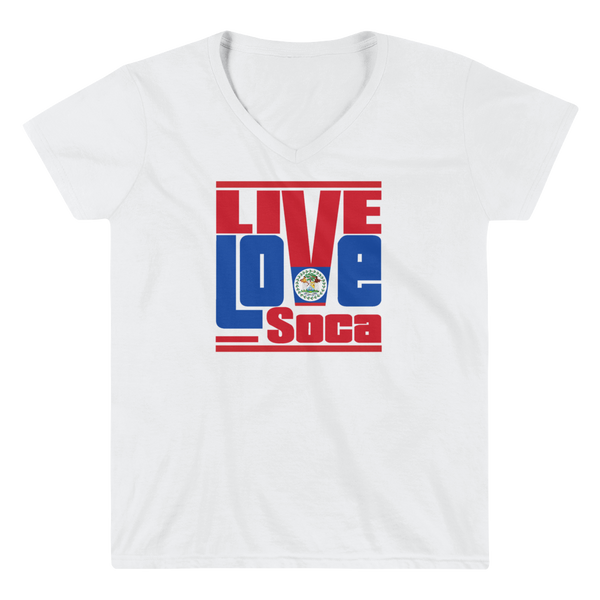 Belize Islands Edition Womens V-Neck T-Shirt - Live Love Soca Clothing & Accessories