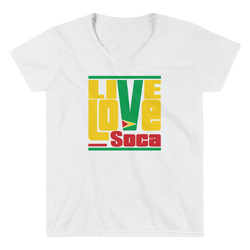 Guyana Islands Edition Womens V-Neck T-Shirt - Live Love Soca Clothing & Accessories