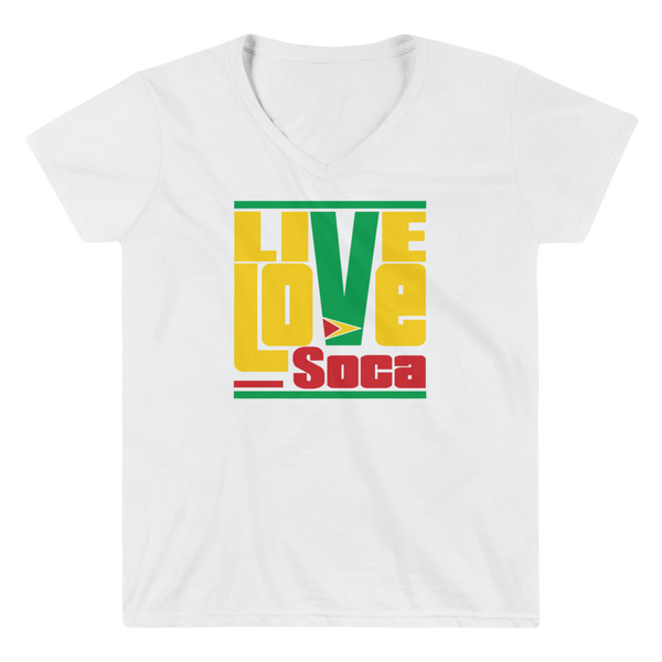 Guyana Islands Edition Womens V-Neck T-Shirt - Live Love Soca Clothing & Accessories
