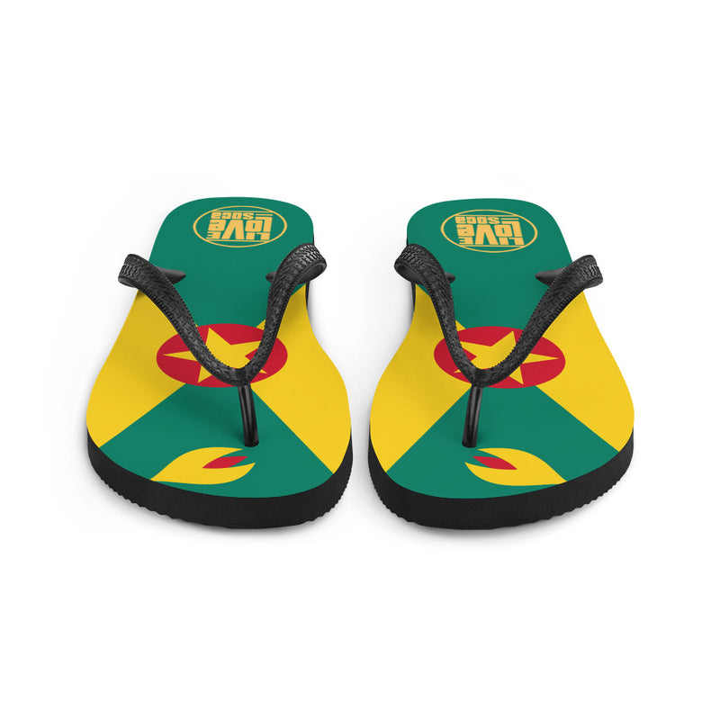 Island Grenada Flip Flops - Live Love Soca Clothing & Accessories