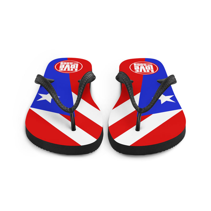 Island Puerto Rico Flip Flops - Live Love Soca Clothing & Accessories