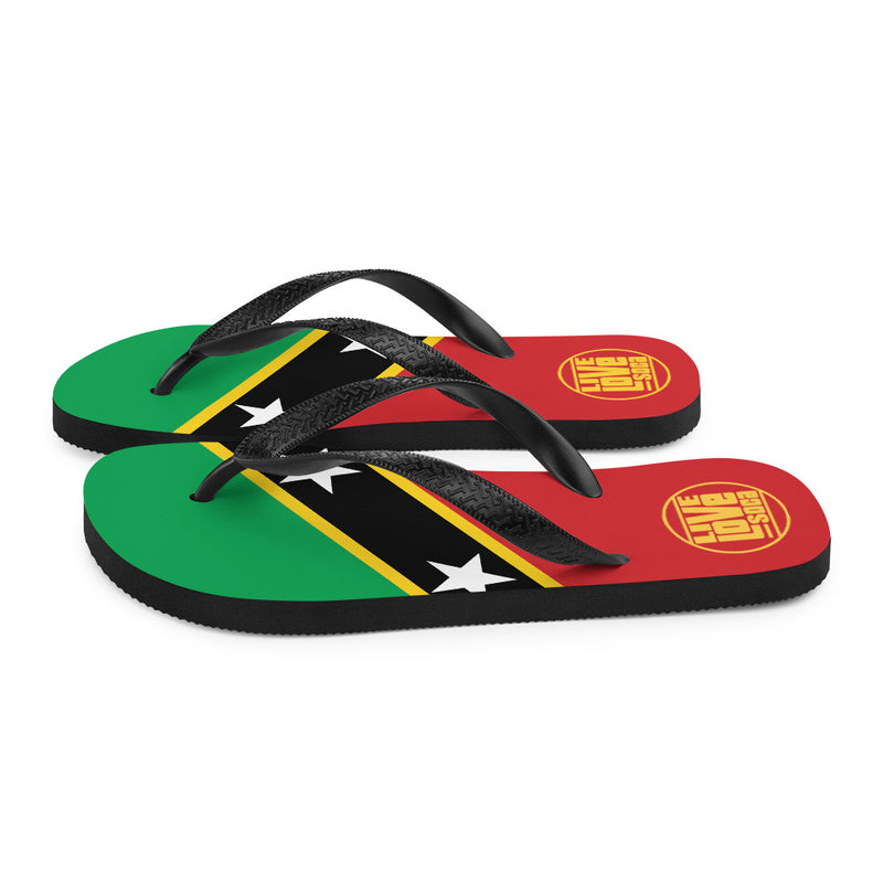 Island Saint Kitts & Nevis Flip Flops - Live Love Soca Clothing & Accessories