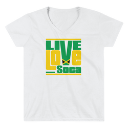 Jamaica Islands Edition Womens V-Neck T-Shirt - Live Love Soca Clothing & Accessories