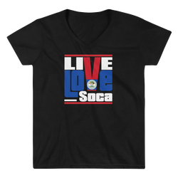 Belize Islands Edition Womens V-Neck T-Shirt - Live Love Soca Clothing & Accessories