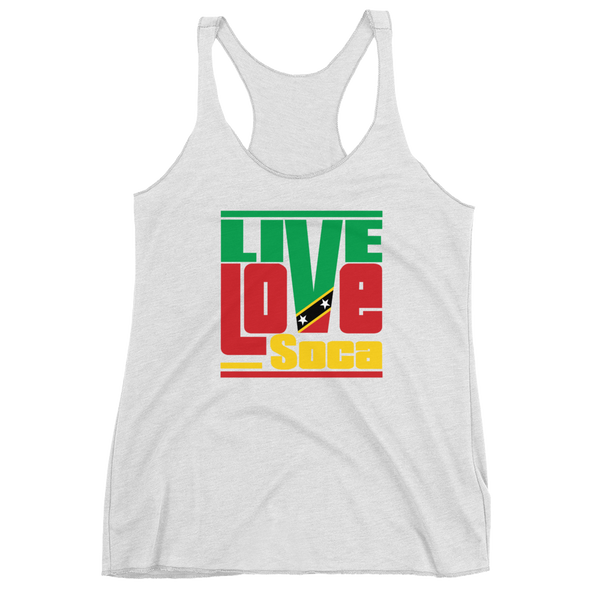 Saint Kits & Nevis Islands Edition Womens Tank Top - Live Love Soca Clothing & Accessories