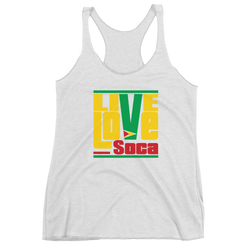 Guyana Islands Edition White Womens Tank Top - Live Love Soca Clothing & Accessories