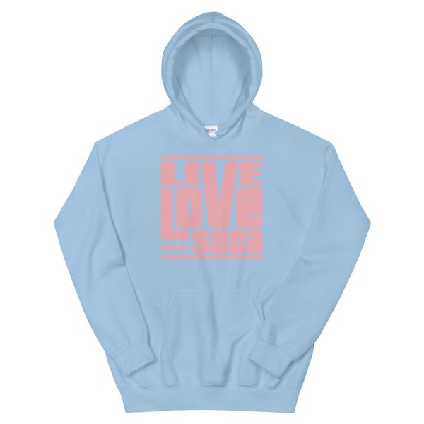 Baby Blue - Pink Womens Hoodie - Live Love Soca Clothing & Accessories