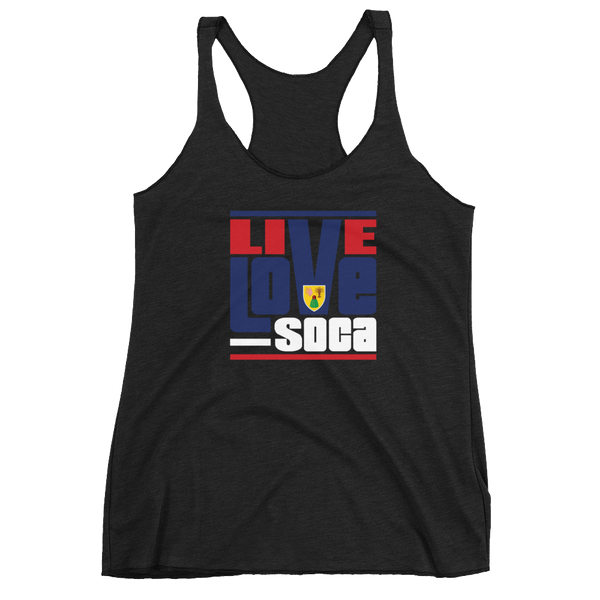 Turks & Caicos Islands Edition Womens Tank Top - Live Love Soca Clothing & Accessories