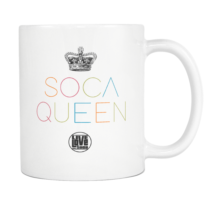 SOCA QUEEN MUG (Designed By Live Love Soca) - Live Love Soca Clothing & Accessories