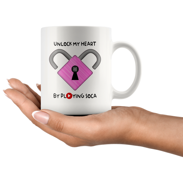 Unlock My Heart With Soca Mug ( Designed By Live Love Soca)