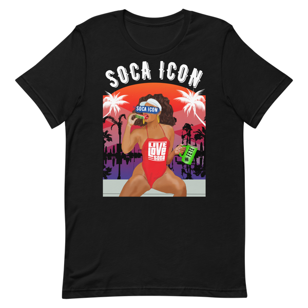 Endless Summer 21 Soca Icon Watermelon Mens Black T-Shirt