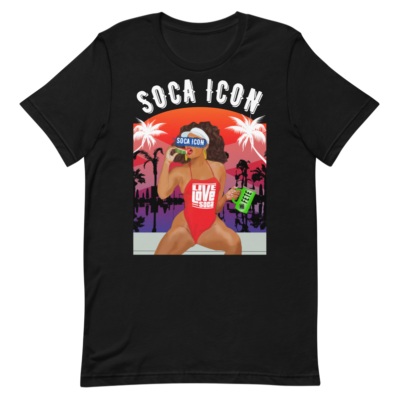 Endless Summer 21 Soca Icon Watermelon Mens Black T-Shirt