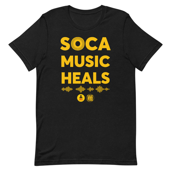 Soca Music Heals Mens T-Shirt by DJ Jel