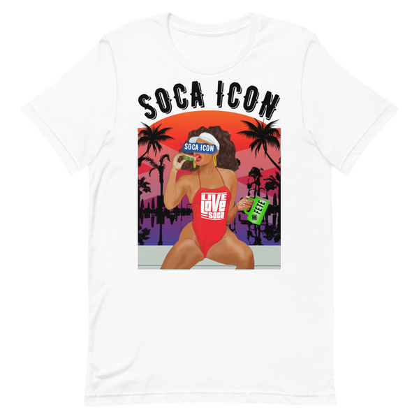 Endless Summer 21 Soca Icon Watermelon Mens White T-Shirt