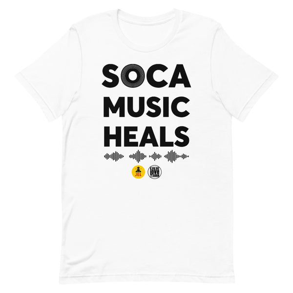 Soca Music Heals Mens T-Shirt by DJ Jel