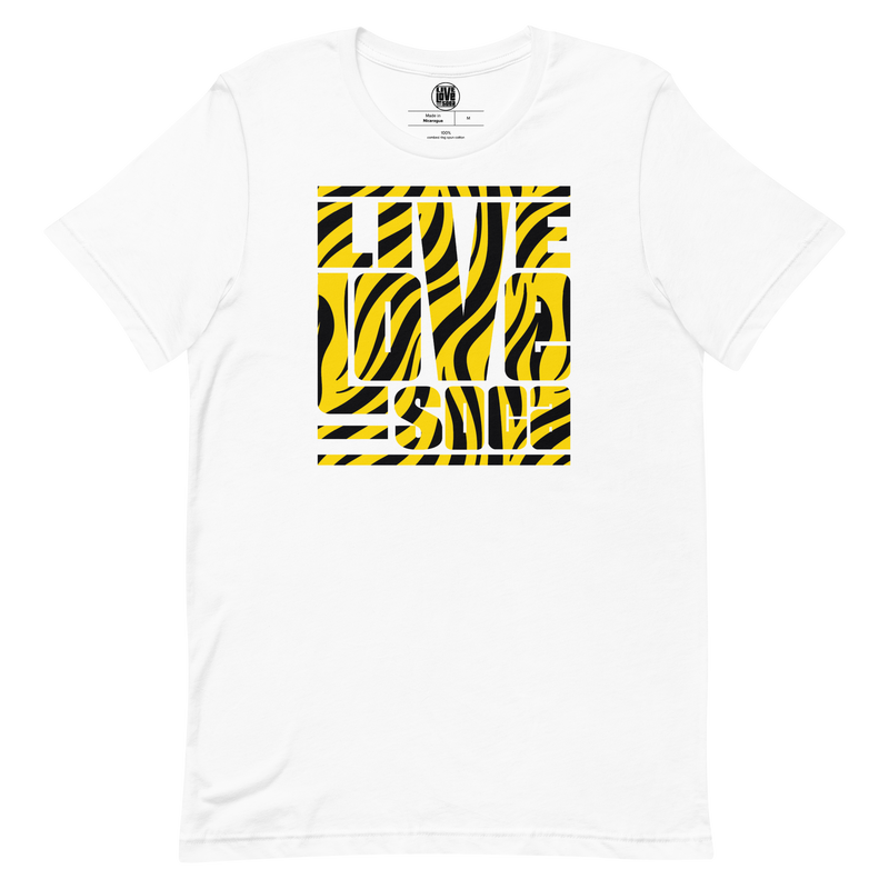 Endless Summer 22 - LLS Wild Yellow Zebra Mens T-Shirt