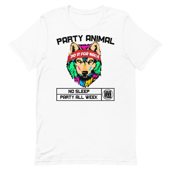 Endless Summer 22 - Soca Wolf Party Animal Mens T-Shirt