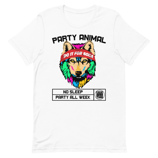 Endless Summer 22 - Soca Wolf Party Animal Mens T-Shirt