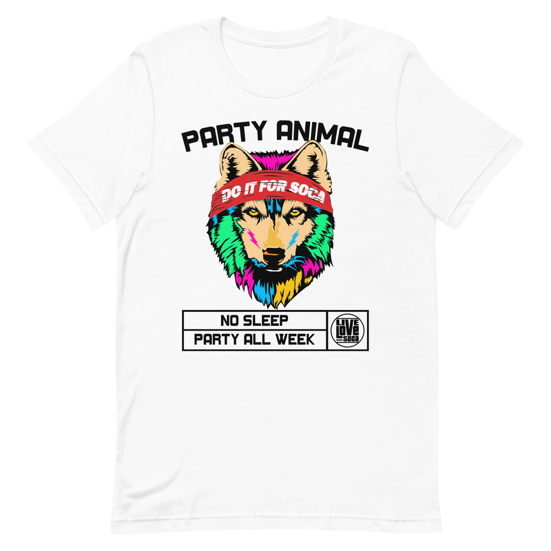 Endless Summer 22 - Soca Wolf Party Animal Mens T-Shirt