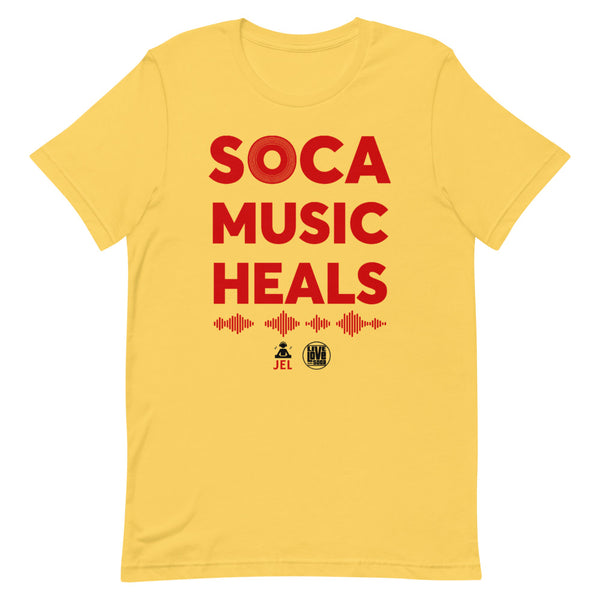 Soca Music Heals Mens T-Shirt by DJ Jel