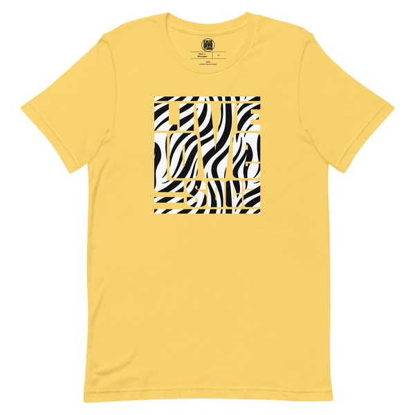 Endless Summer 22 - Yellow Zebra Mens T-Shirt