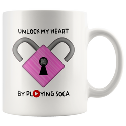 Unlock My Heart With Soca Mug ( Designed By Live Love Soca)