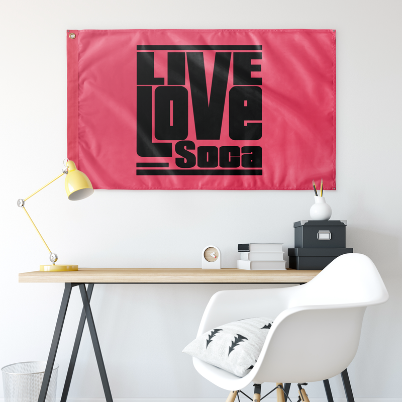 HOT PINK FLAG - Live Love Soca Clothing & Accessories