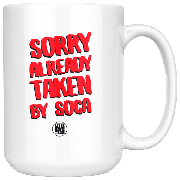 TAKEN BY SOCA MUG (Designed By Live Love Soca) - Live Love Soca Clothing & Accessories