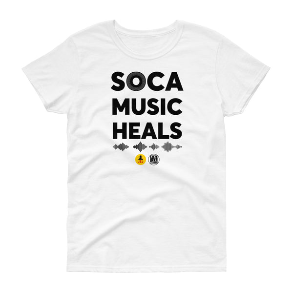 Soca Music Heals Womens T-Shirt By DJ Jel