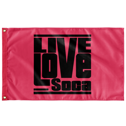 HOT PINK FLAG - Live Love Soca Clothing & Accessories