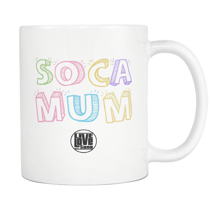 SOCA MUM MUG (Designed By Live Love Soca) - Live Love Soca Clothing & Accessories