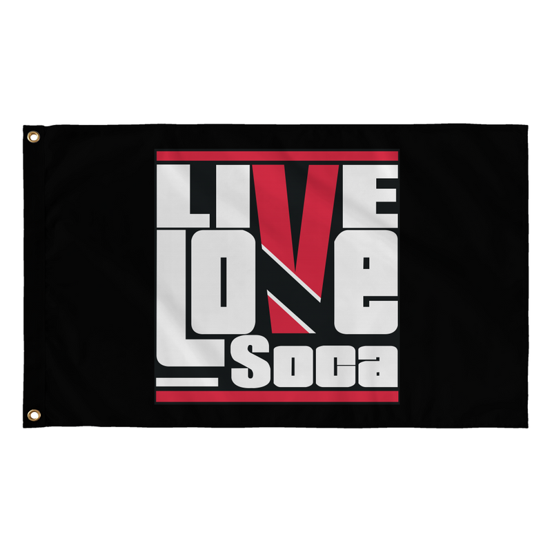 TRINIDAD & TOBAGO FLAG (BLACK) - Live Love Soca Clothing & Accessories